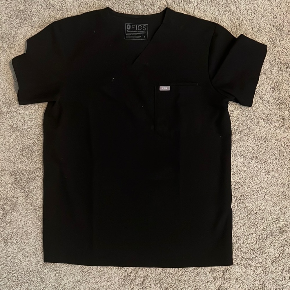 Mens Black Figs Scrubs set